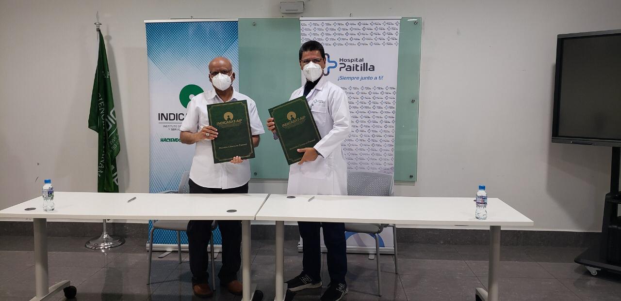 Hospital Paitilla firma convenio con INDICASAT