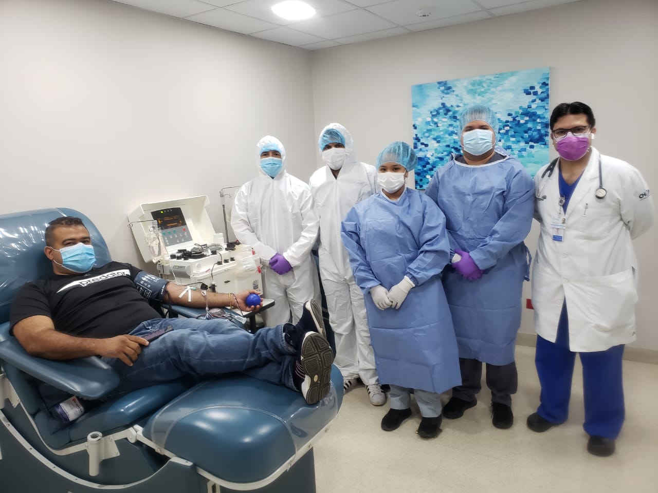 Hospital Paitilla realiza transfusiones de plasma convaleciente con inactivación de hemoderivados